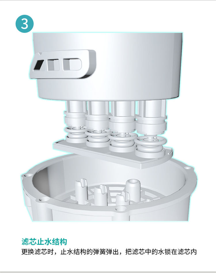 傢(jia)樂事一(yi)顆芯淨水器(qi)F1011産(chan)品(pin)介紹